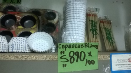 Capsula blanca para moldes